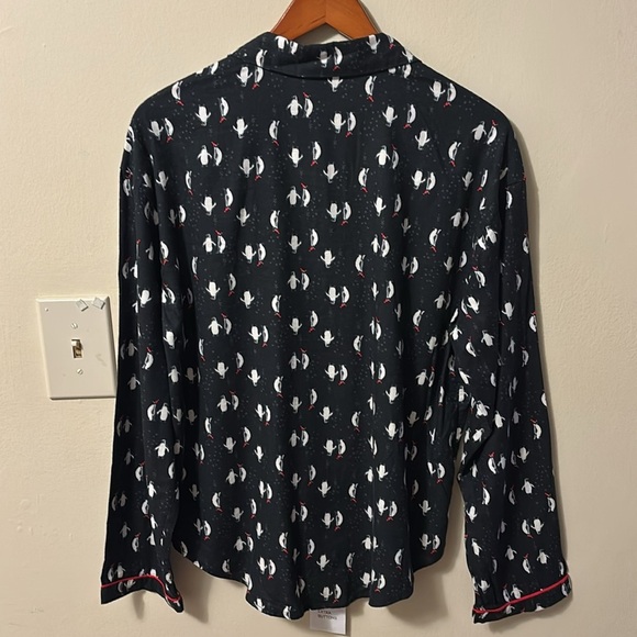 Victoria's Secret Black and White Patterned women,s nightshirt - Picture 3 of 8